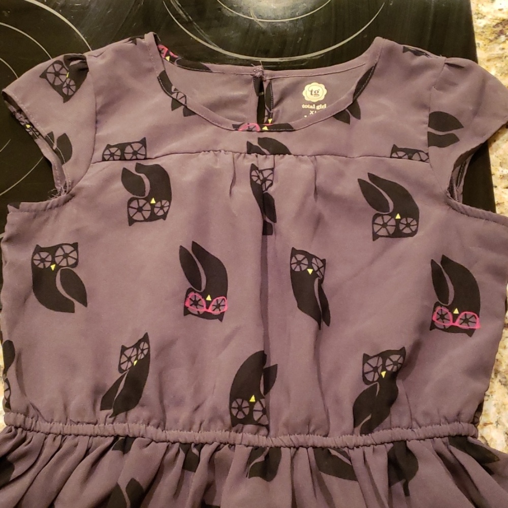Black flowy spring dress